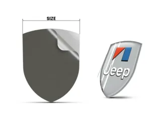 Jeep Badges Silicone Auto Pro Max Durable Design Stylé